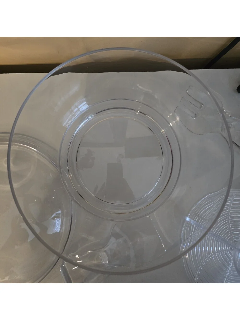 Prodyne Acrylic Salad on Ice with Fruit Insert with Utensils and Dome Lid